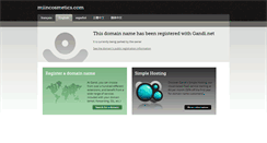 Desktop Screenshot of miincosmetics.com